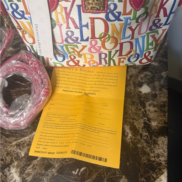 Dooney & Bourke Retro DB Ruby Mini Satchel Crossbody Bag NWT w/ Strap - Picture 16 of 16